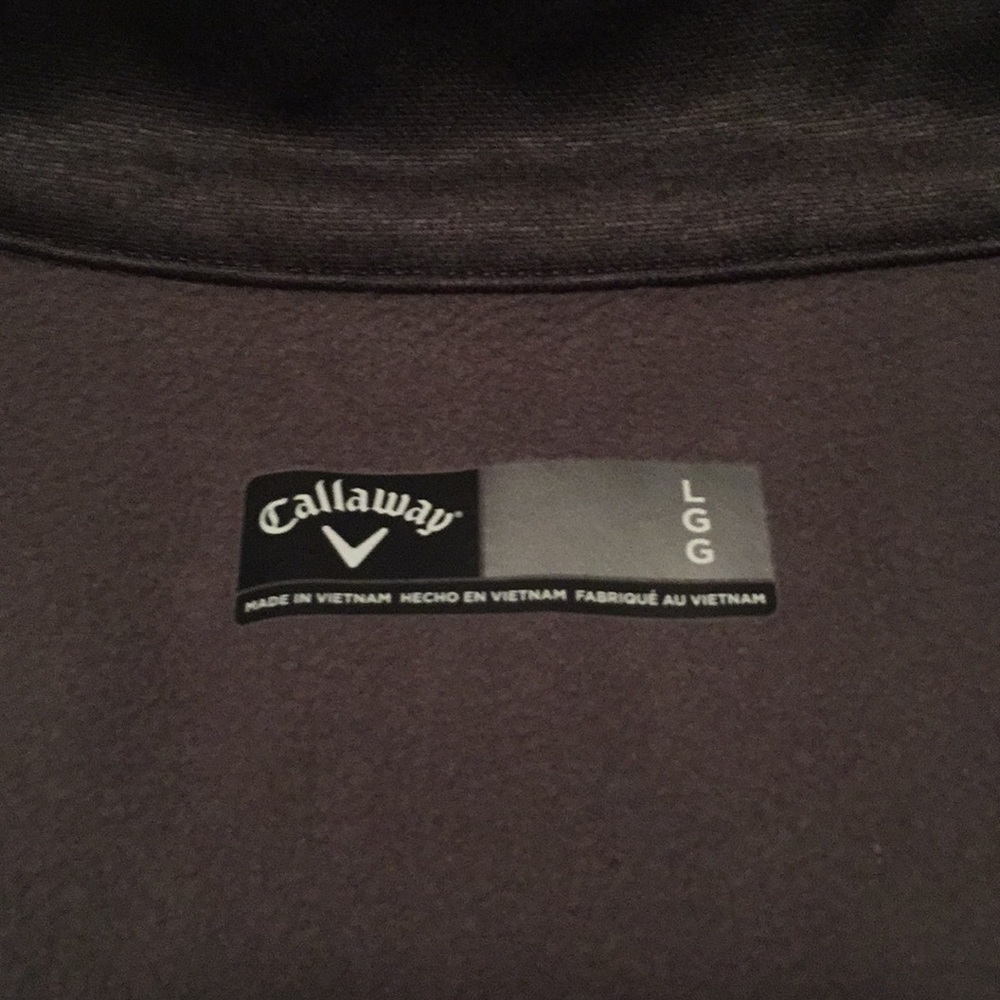 Men’s Callaway 1/4 Zip Pullover - Picture 3 of 3